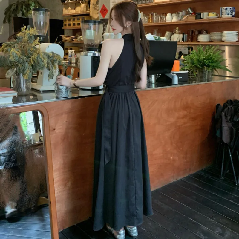ZVJH Sleeveless Dresses Women's Black Shopping Bag-6