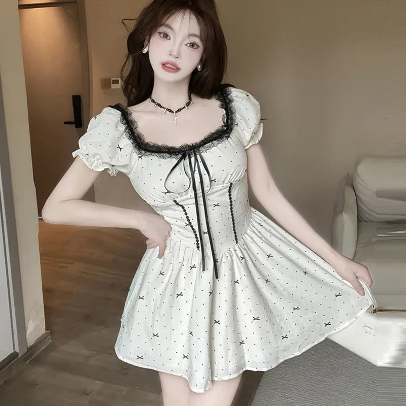ZVJH Short Sleeved Dress Women's-3