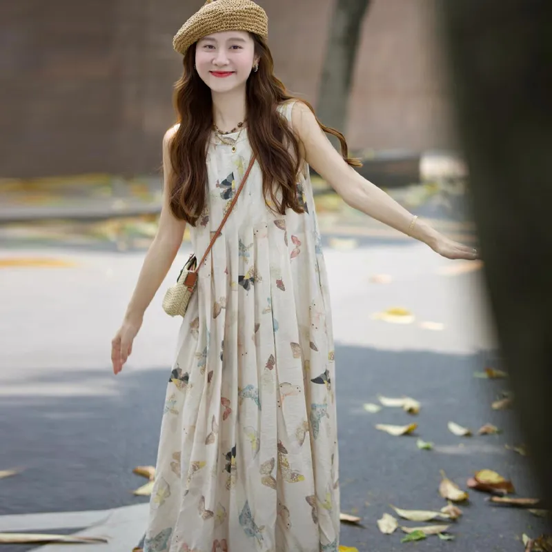 ZVJH Sleeveless Dresses Women's-2