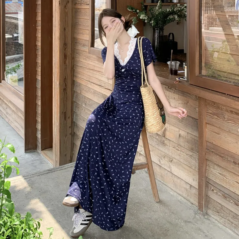 ZVJH Short Sleeved Dress Women's-3
