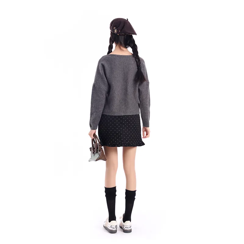 ZVJH Two Piece Skirt Sets Women's-4