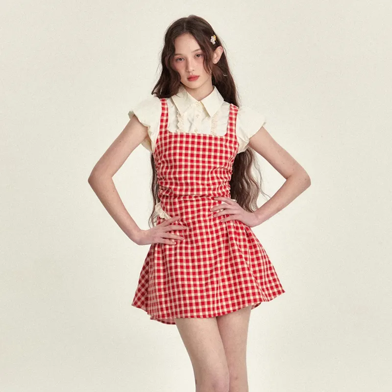 ZVJH Short Sleeved Dress Women's-5