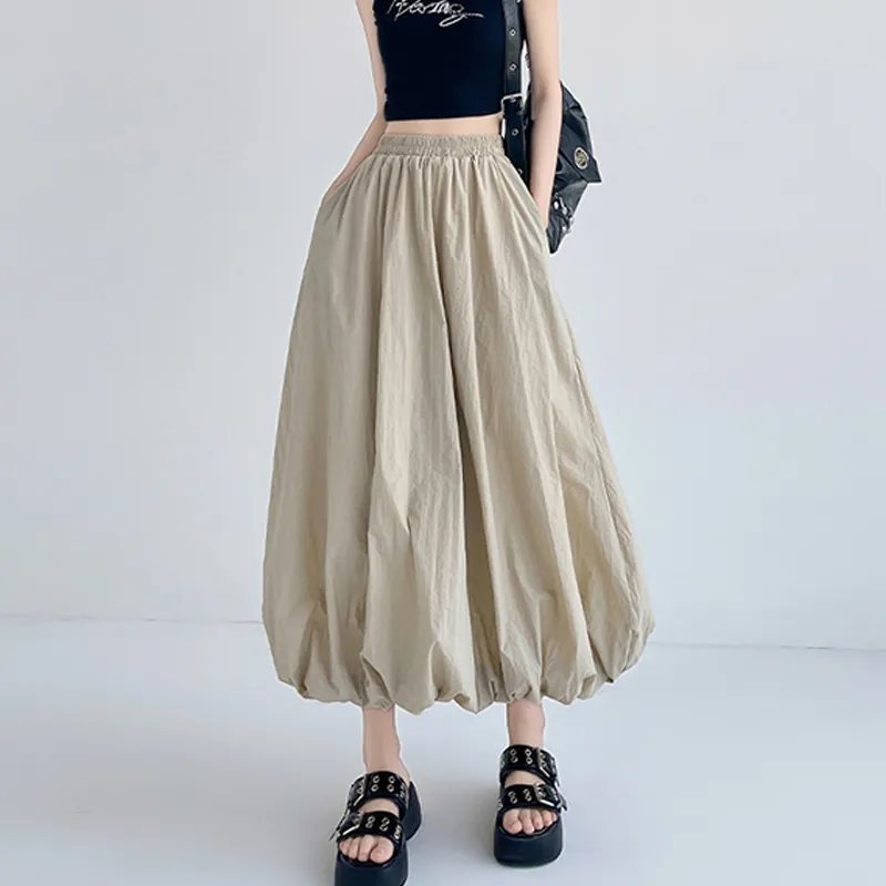 ZVJH Casual Long Skirts Women's-1