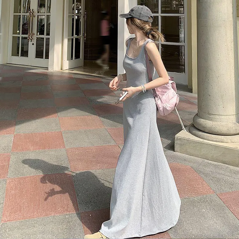ZVJH Sleeveless Dresses Women's-16