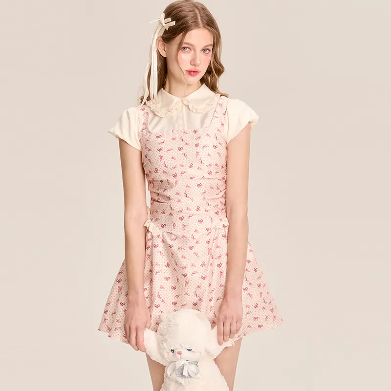 ZVJH Short Sleeved Dress Women's-10