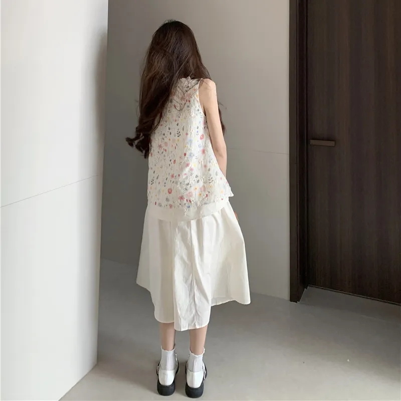 ZVJH Two Piece Skirt Sets Women's-4