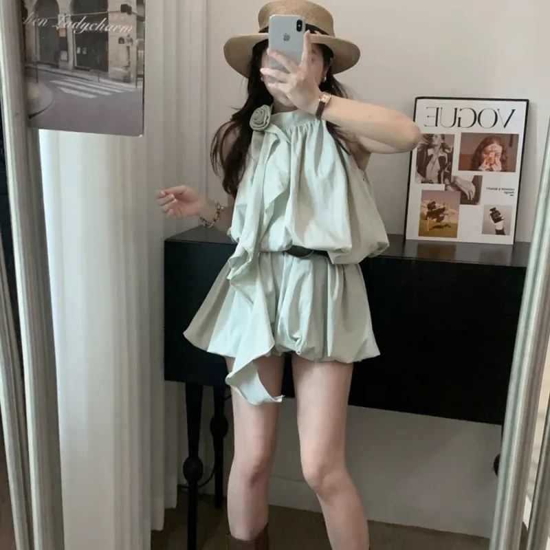 ZVJH Sleeveless Dresses Women's-3