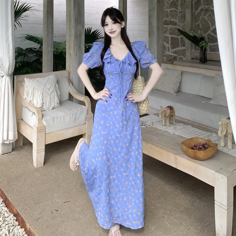 ZVJH Short Sleeved Dress Women's-5