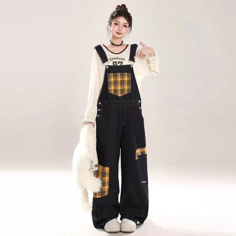 ZVJH Overalls Women's-7