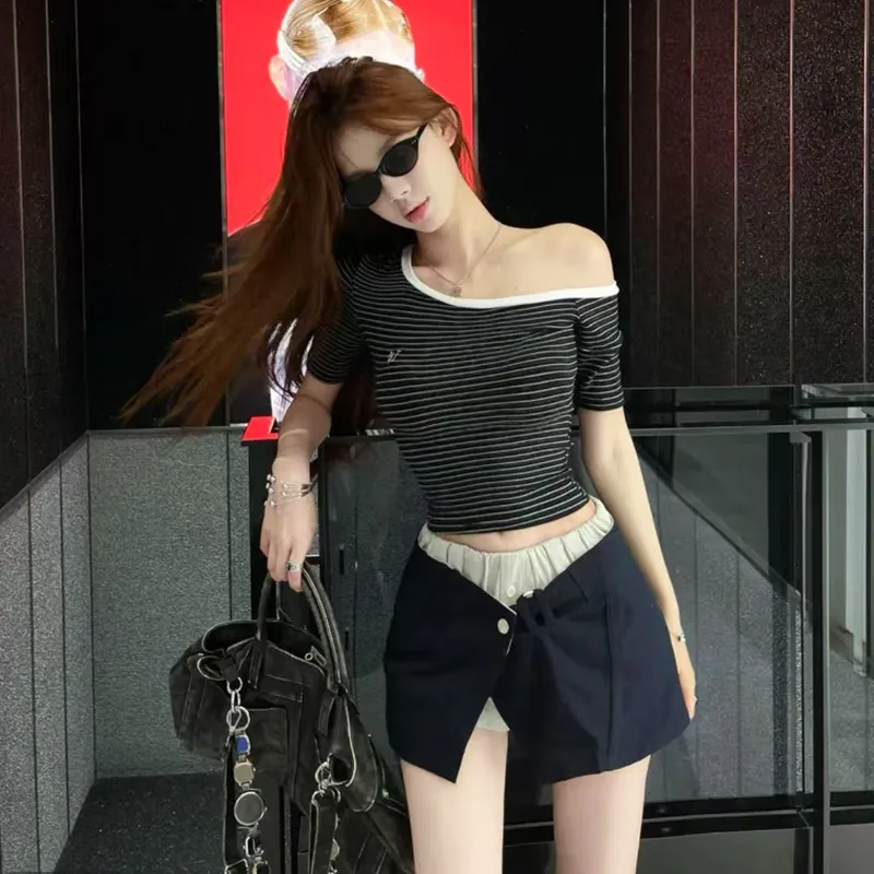 ZVJH Two Piece Skirt Sets Women's-2