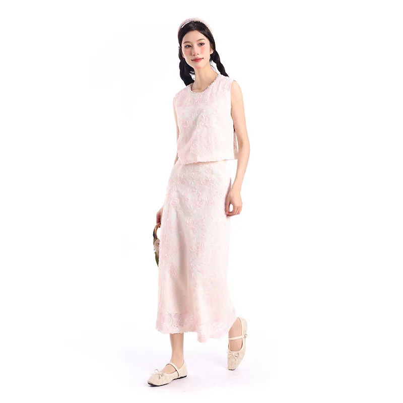 ZVJH Two Piece Skirt Sets Women's-3