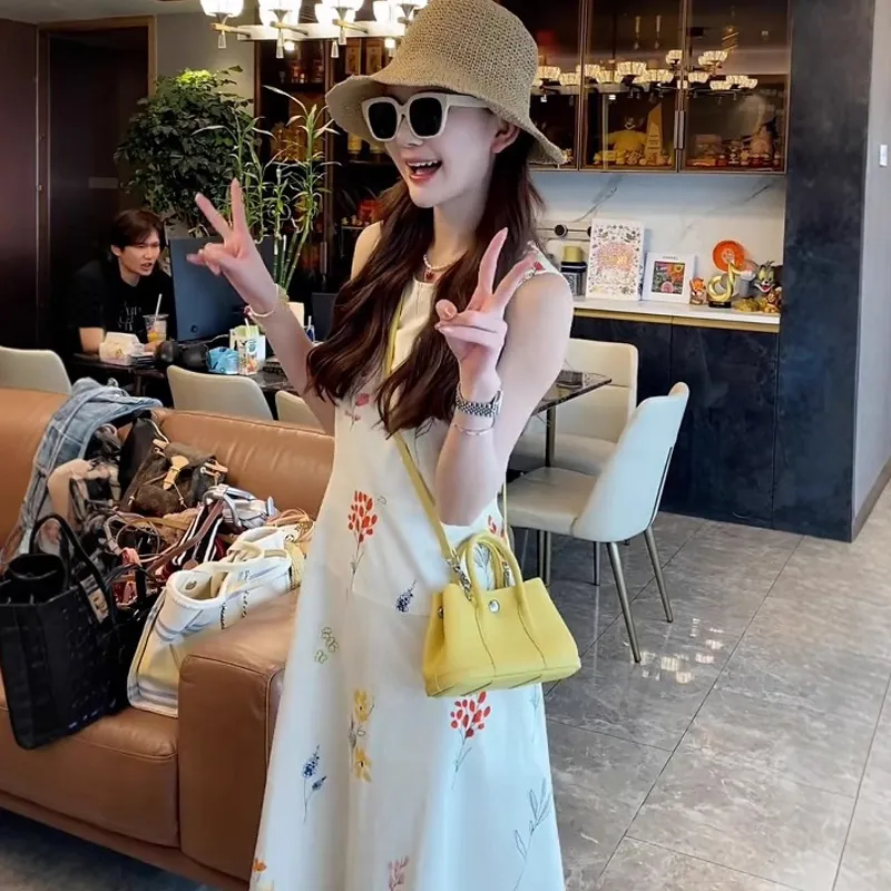 ZVJH Sleeveless Dresses Women's Dress Shopping Bag-4