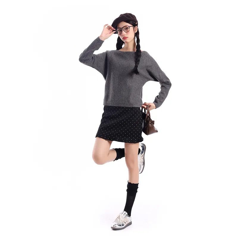 ZVJH Two Piece Skirt Sets Women's-3