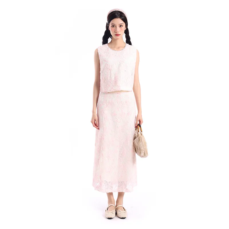 ZVJH Two Piece Skirt Sets Women's-2
