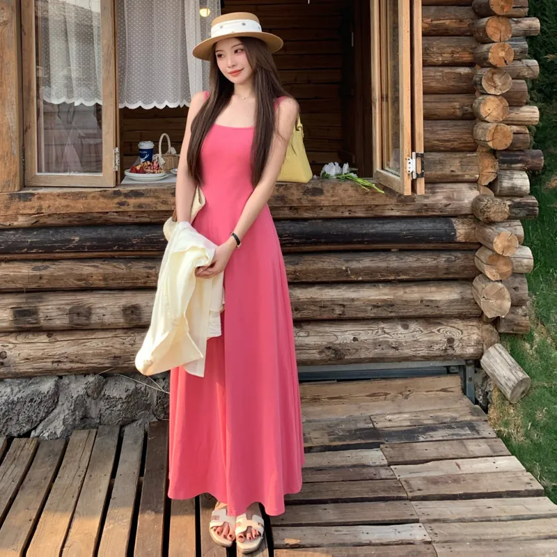 ZVJH Sleeveless Dresses Women's-7