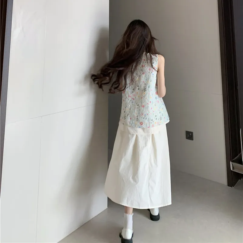 ZVJH Two Piece Skirt Sets Women's-10
