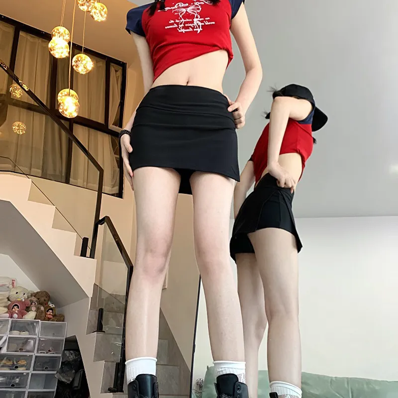 ZVJH Casual Short Skirts Women's-3