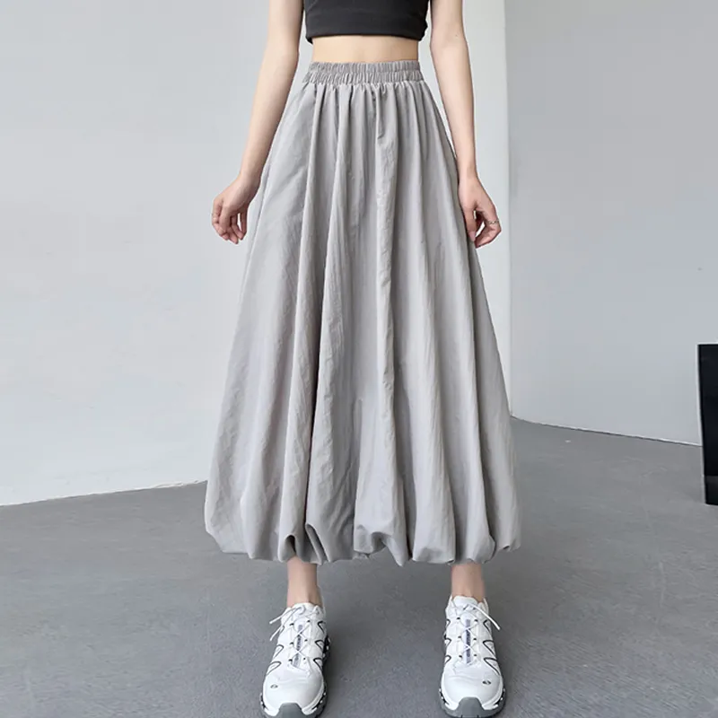 ZVJH Casual Long Skirts Women's-12