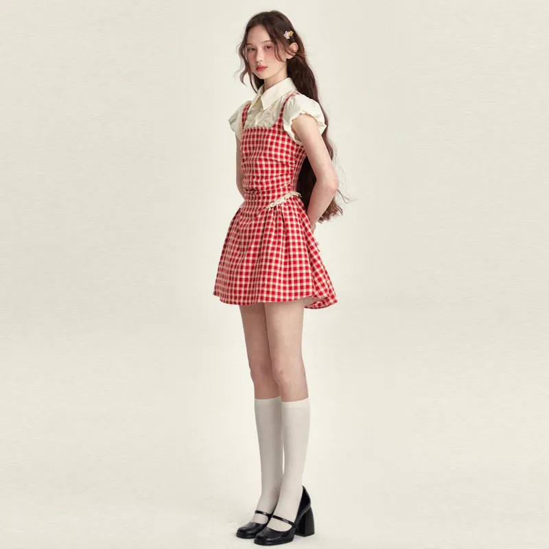 ZVJH Short Sleeved Dress Women's-4