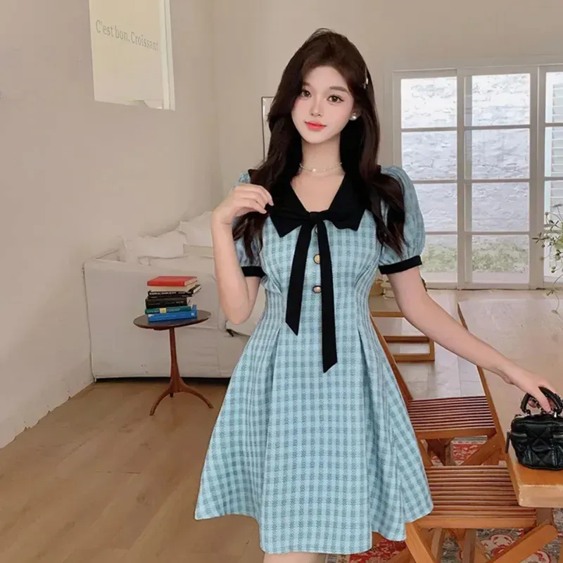 ZVJH Short Sleeved Dress Women's-2