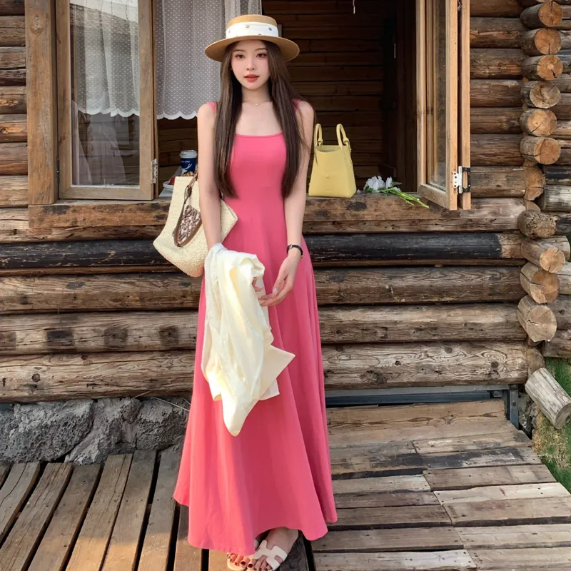 ZVJH Sleeveless Dresses Women's-8