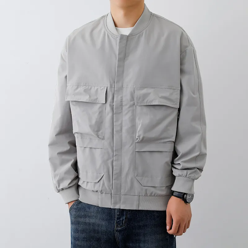 Duke Car Jackets Coats Unisex Gray-4