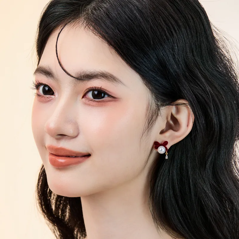 LOOK NICE Alloy Stud Earrings Women's-4