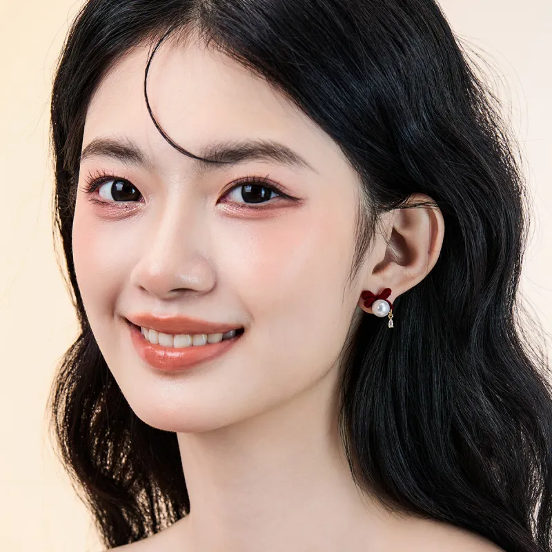 LOOK NICE Alloy Stud Earrings Women's-6