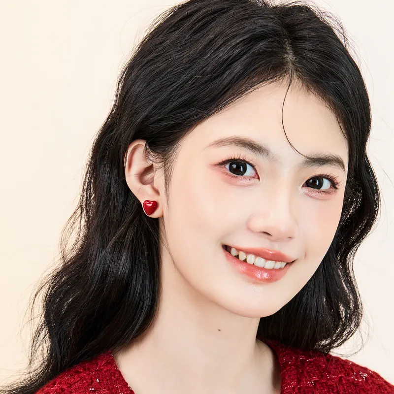 LOOK NICE Alloy Stud Earrings Women's-6