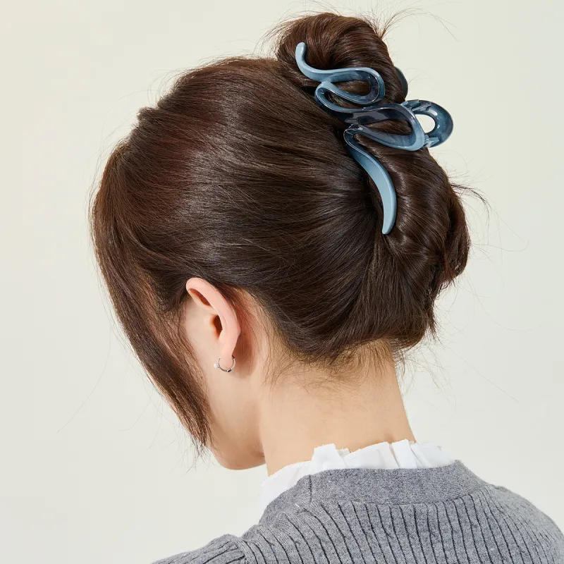 LOOK NICE Acrylic Hair Clips Women's-1