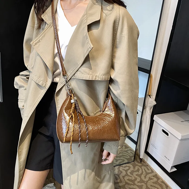 Iman's House PU Handbag, Crossbody Bag, Shoulder Bag Women's Trench Coat Color/Brown/Red/Black-7