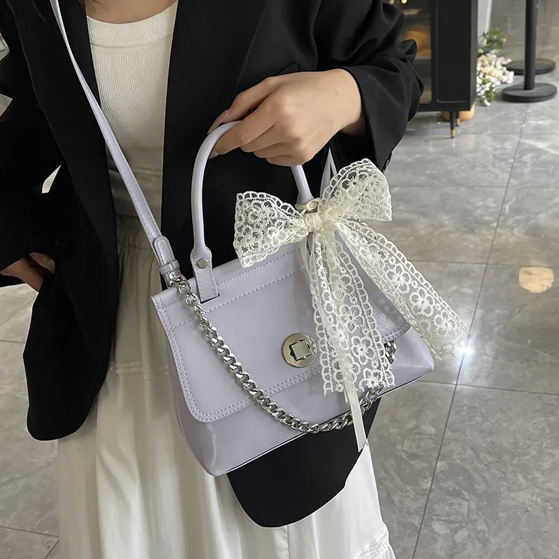 Iman's House PU Shoulder Bag, Crossbody Bag, Handbag Women's White/Purple/Blue/Pink/Black-6