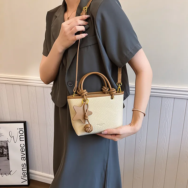 Iman's House PU One Shoulder Handbag Women's Snowy White/Beige Camel/Ancora Red/Premium Black-8