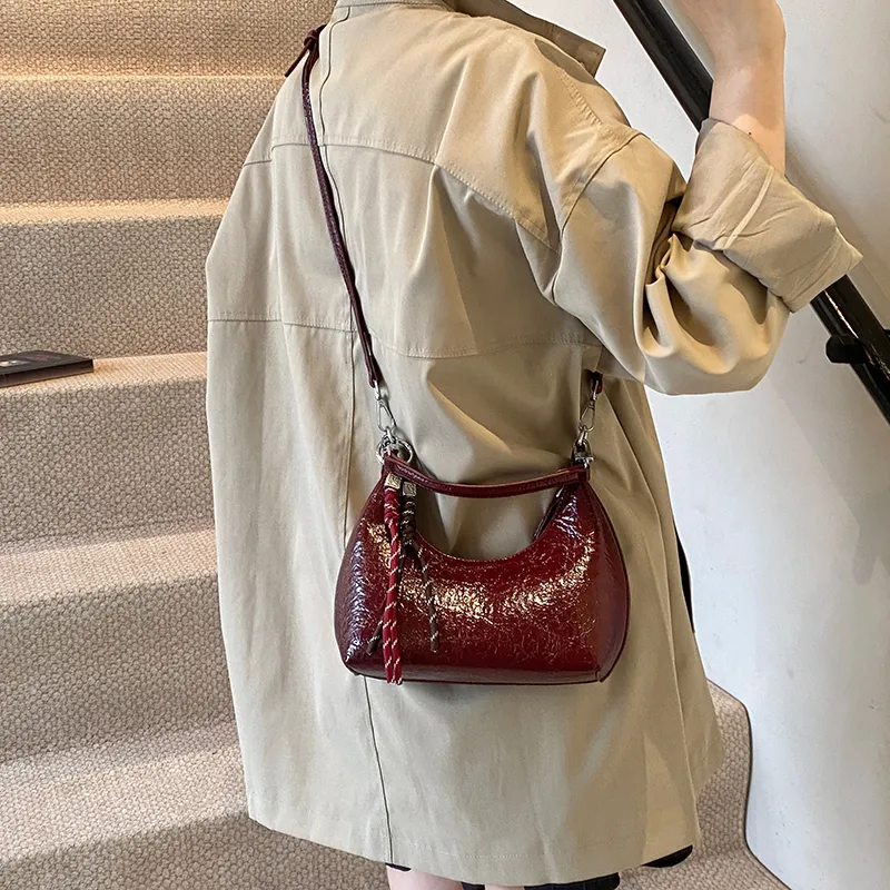 Iman's House PU Handbag, Crossbody Bag, Shoulder Bag Women's Trench Coat Color/Brown/Red/Black-14