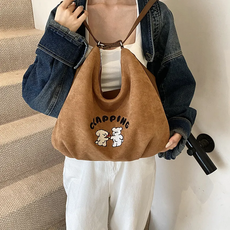 Iman's House PU & Matte Backpack Women's Brown/Coffee-2