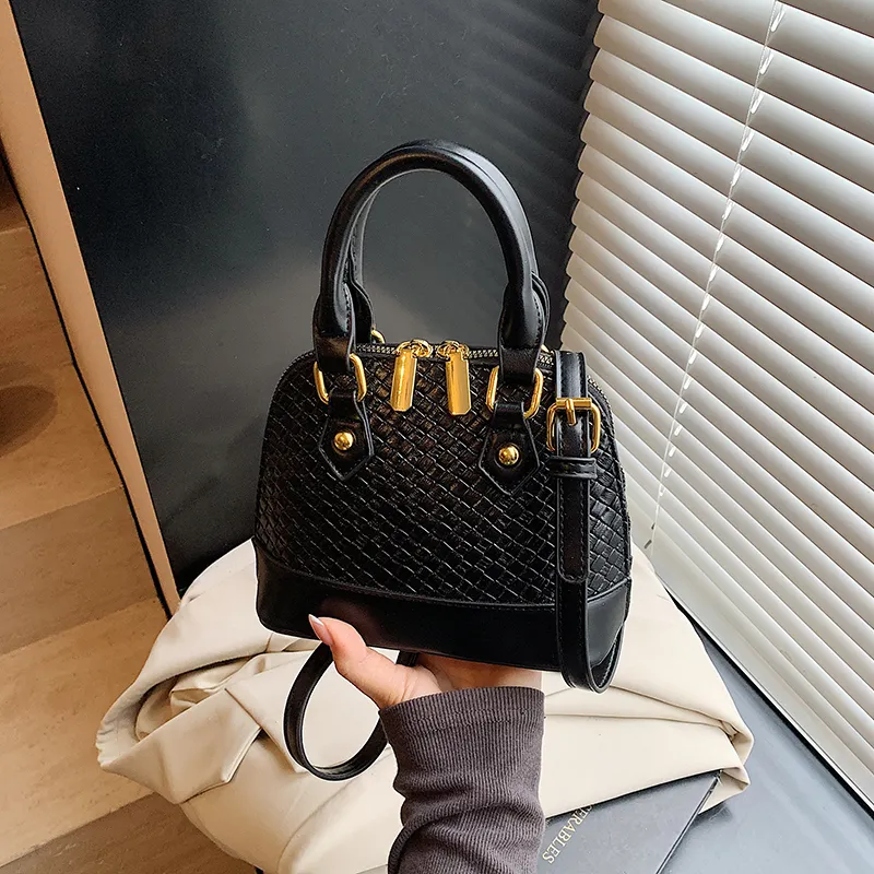 Iman's House PU Handbag Women's Yellow/Brown/Ivory/Black-3