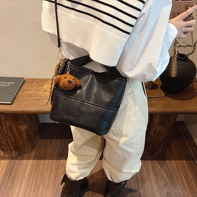 Iman's House PU Handbag Shoulder Bag Crossbody Bag Women's Brown/Coffee/Black-13