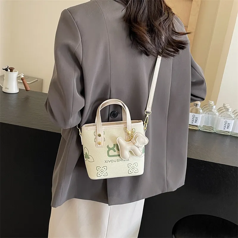 Iman's House PU One Shoulder Handbag Women's Blue+Charm/Pink+Charm/Purple+Charm/Green+Charm-18
