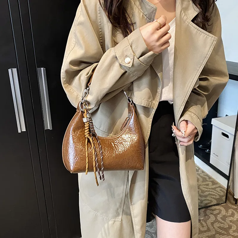 Iman's House PU Handbag, Crossbody Bag, Shoulder Bag Women's Trench Coat Color/Brown/Red/Black-6