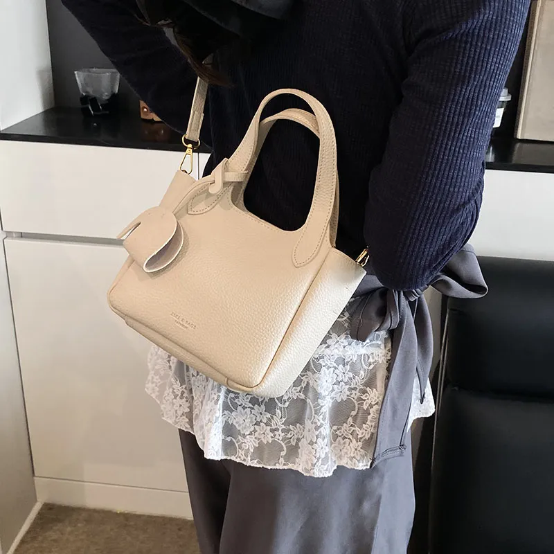 Iman's House PU Handbag Women's White/Pink/Khaki/Black-3