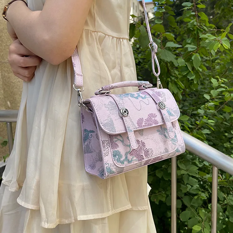 Iman's House PU Shoulder Bag Crossbody Bag Regular Women's Ecru/Silver Gray/Pink/White-7