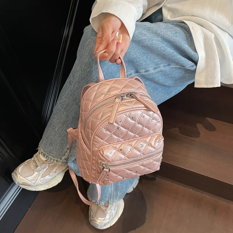 Iman's House PU Backpack Regular Women's Multicolor-18