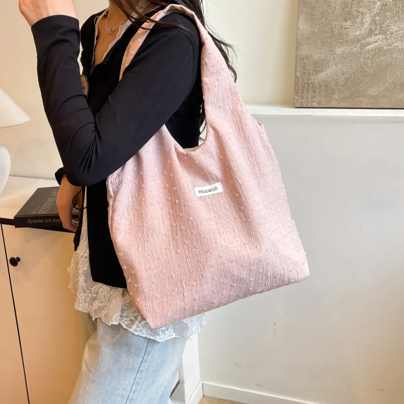Iman's House Polyester Shoulder Bag Women's White/Pink/Blue/Black/Green-7