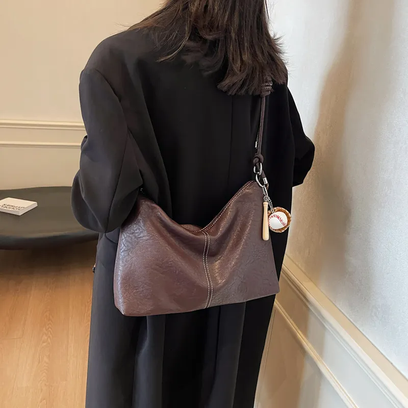 Iman's House PU Crossbody Bag, Shoulder Bag Women's Coffee/Khaki/Burgundy/Black-4