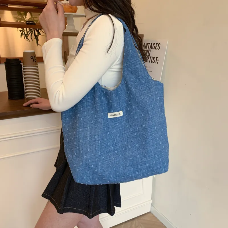 Iman's House Polyester Shoulder Bag Women's White/Pink/Blue/Black/Green-12