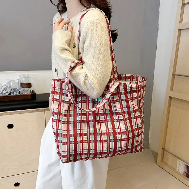 Iman's House Strips Totes Handbag Shoulder Bag Regular Women's Multicolor-2