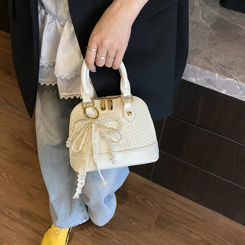Iman's House PU Handbag Women's Yellow/Brown/Ivory/Black-9