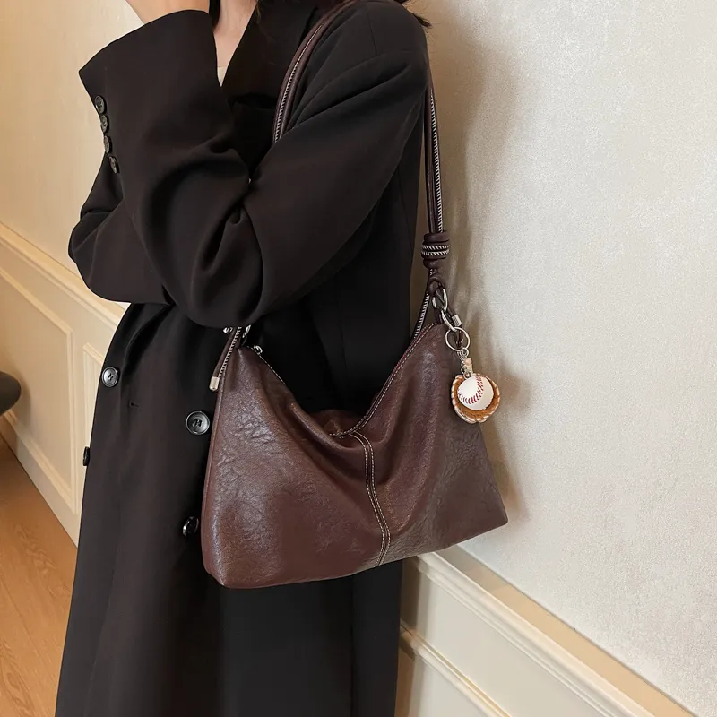 Iman's House PU Crossbody Bag, Shoulder Bag Women's Coffee/Khaki/Burgundy/Black-2