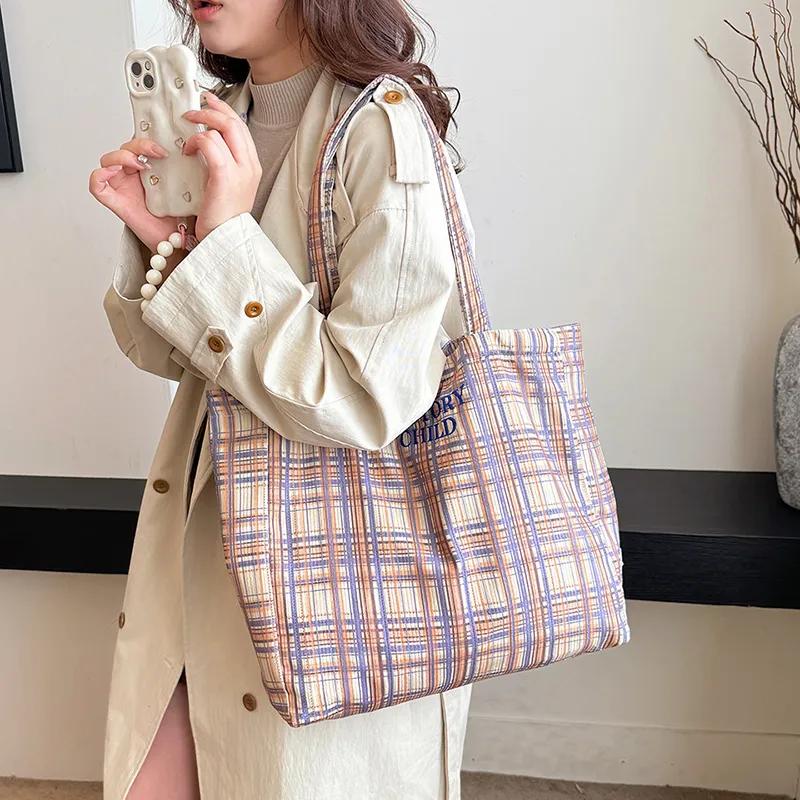 Iman's House Strips Totes Handbag Shoulder Bag Regular Women's Multicolor-14