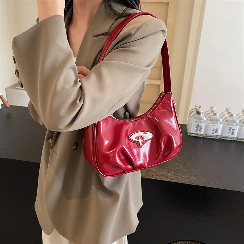 Iman's House PU Handbag, Crossbody Bag, Shoulder Bag Regular Women's Silver/Ecru/Red/Black-12